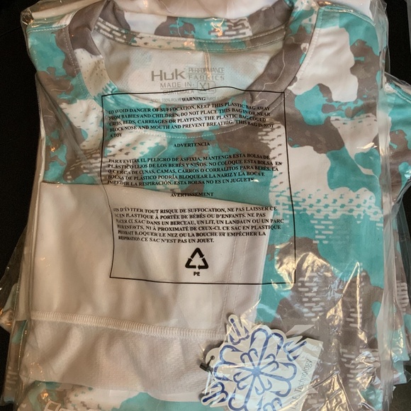 Huk long sleeve Icon X Refraction fade shirt-M - Picture 3 of 3